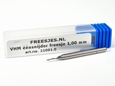 VHM éénsnijder freesje 1,00 mm