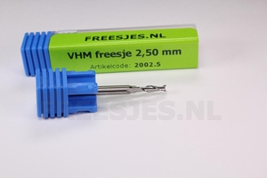 VHM freesje 2,50 mm