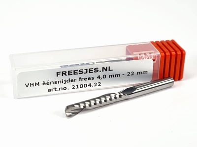 VHM éénsnijder frees 4,0 mm - 22 mm