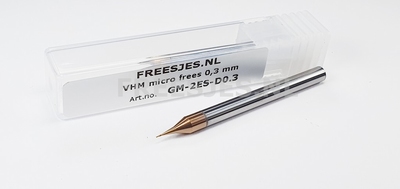 VHM freesje 0,3 mm