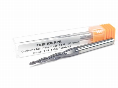 Conische ball nose frees R1.0   Ø6.0mm