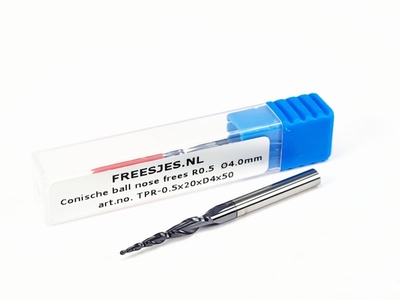 Conische ball nose frees R0.5  Ø4.0mm