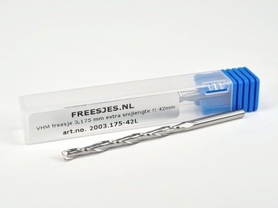 VHM freesje 3,175 mm snijlengte 42mm