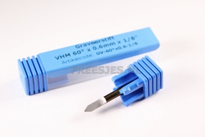 Graveerstift VHM 60° x  0.6 mm x 1/8"