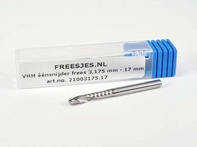 VHM éénsnijder frees 3,175x17 mm