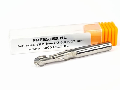 Ball nose VHM frees Ø 6,0 x 22 mm