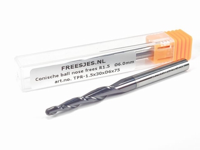 Conische ball nose frees R1.5   Ø6.0mm