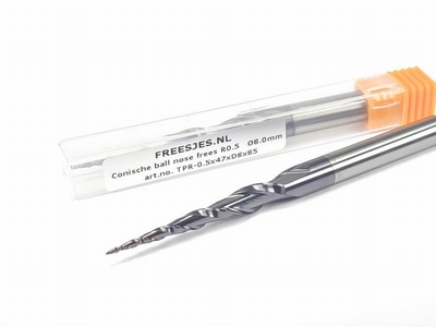 Conische ball nose frees R0.5   Ø8.0mm