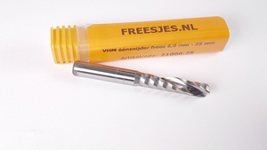 VHM éénsnijder frees 6,0 mm - 25 mm