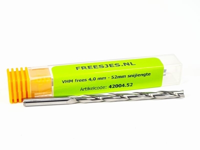 VHM frees 4,0 mm - 52mm snijlengte