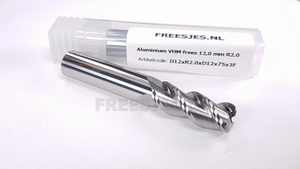 Aluminium VHM frees 12,0 mm R2.0