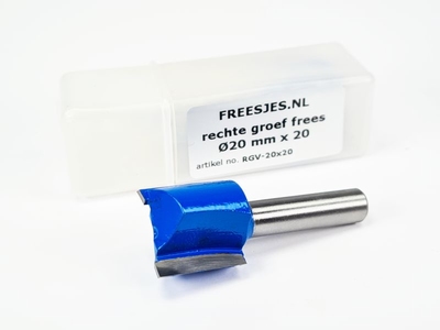 rechte groef frees Ø20 mm x 20