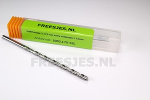 VHM freesje 3,175 mm snijlengte 52mm