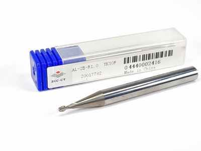 Aluminium ball nose VHM frees R1.0