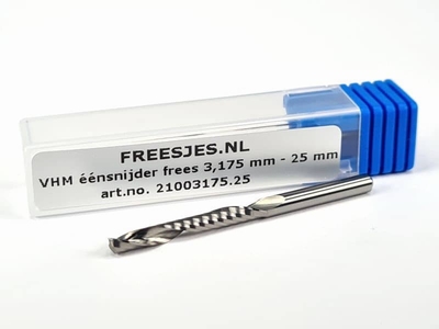 VHM éénsnijder frees 3,175x25 mm