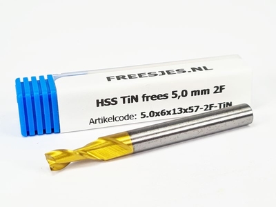 HSS TiN frees 5,0 mm  2F