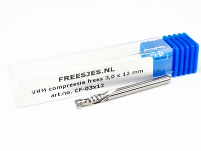 VHM compressie frees 3,0 x 12 mm