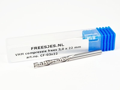 VHM compressie frees 3,0 x 22 mm