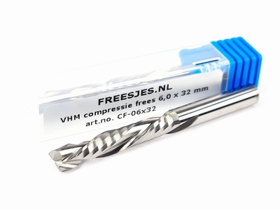 VHM compressie frees 6,0 x 32 mm