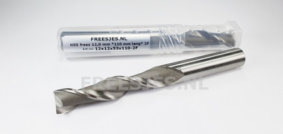 HSS frees 12,0 mm *110 mm lang* 2F