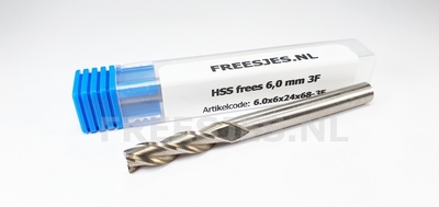 HSS frees 6,0 mm 3F