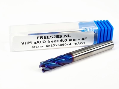 VHM nACO frees 6,0 mm - 4F