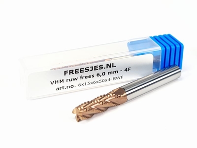 VHM ruw frees 6,0 mm - 4F