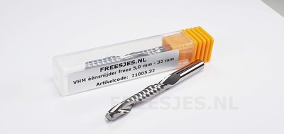 VHM éénsnijder frees 5,0 mm - 32 mm