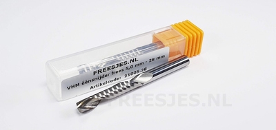 VHM éénsnijder frees 5,0 mm - 28 mm