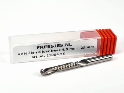 VHM éénsnijder frees 4,0 mm - 25 mm