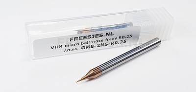 VHM micro ball-nose frees R0.25