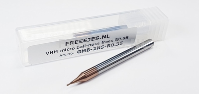 VHM micro ball-nose frees R0.35