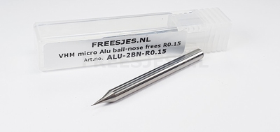 VHM micro Alu ball-nose frees R0.15