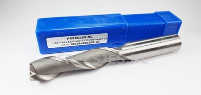 HSS frees 16,0 mm *123 mm lang* 2F