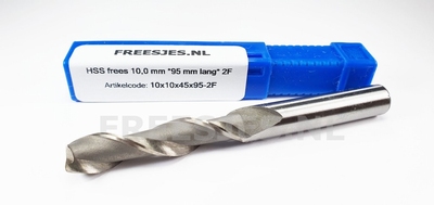 HSS frees 10,0 mm *95 mm lang* 2F