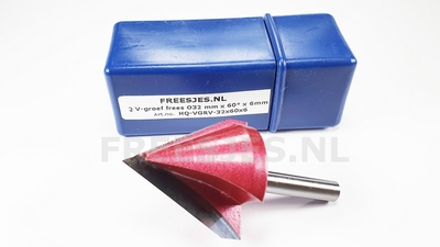 HQ V-groef frees Ø32 mm x 60°