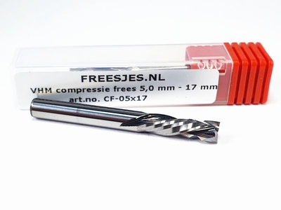 VHM compressie frees 5,0 x 17 mm