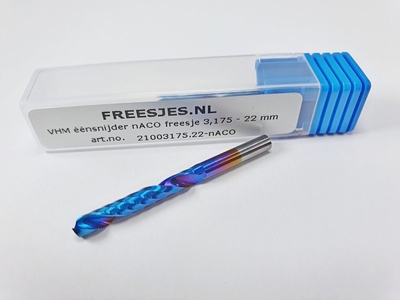 VHM éénsnijder freesje 3,175x22 mm nACO