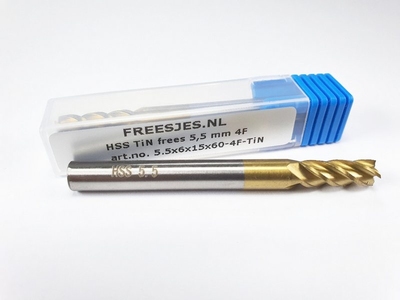 HSS TiN frees 5,5 mm  4F