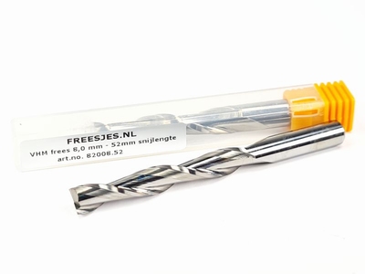 VHM frees 8,0 mm - 52mm snijlengte