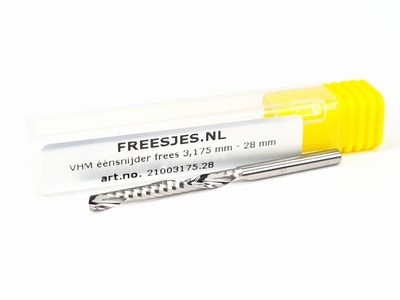 VHM éénsnijder frees 3,175x28 mm