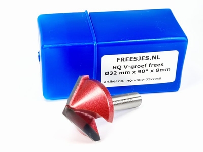 HQ V-groef frees Ø32 mm x 90° x 8mm