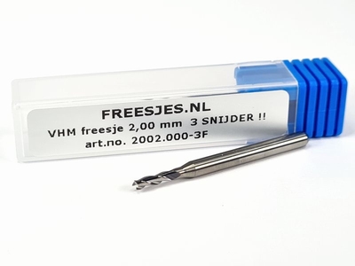 VHM freesje 2,00 mm  3 SNIJDER !!