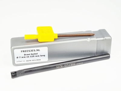 Draai beitel Ø 7 mm en 125 mm lang