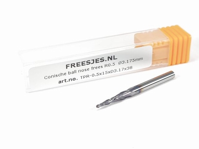 Conische ball nose frees R0.5  Ø3.175mm