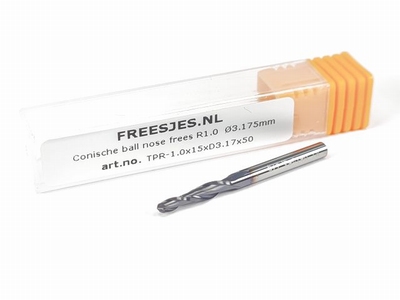 Conische ball nose frees R1.0  Ø3.175mm