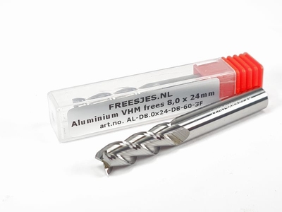 Aluminium VHM frees 8,0 x 24 mm