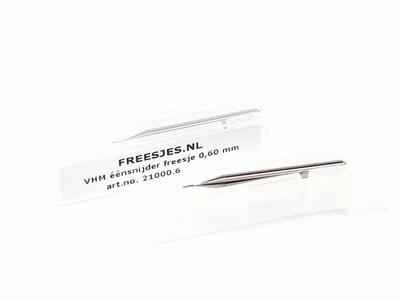 VHM éénsnijder freesje 0,60 mm
