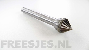 hoekfrees 60° en Ø 6 mm