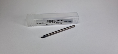 V hoekfrees 4.0 mm VHM met 60° hoek